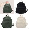 Fashion Backpack for Teen Girls Knapsacks Corduroy Portable Lightweight Daypack Rucksack