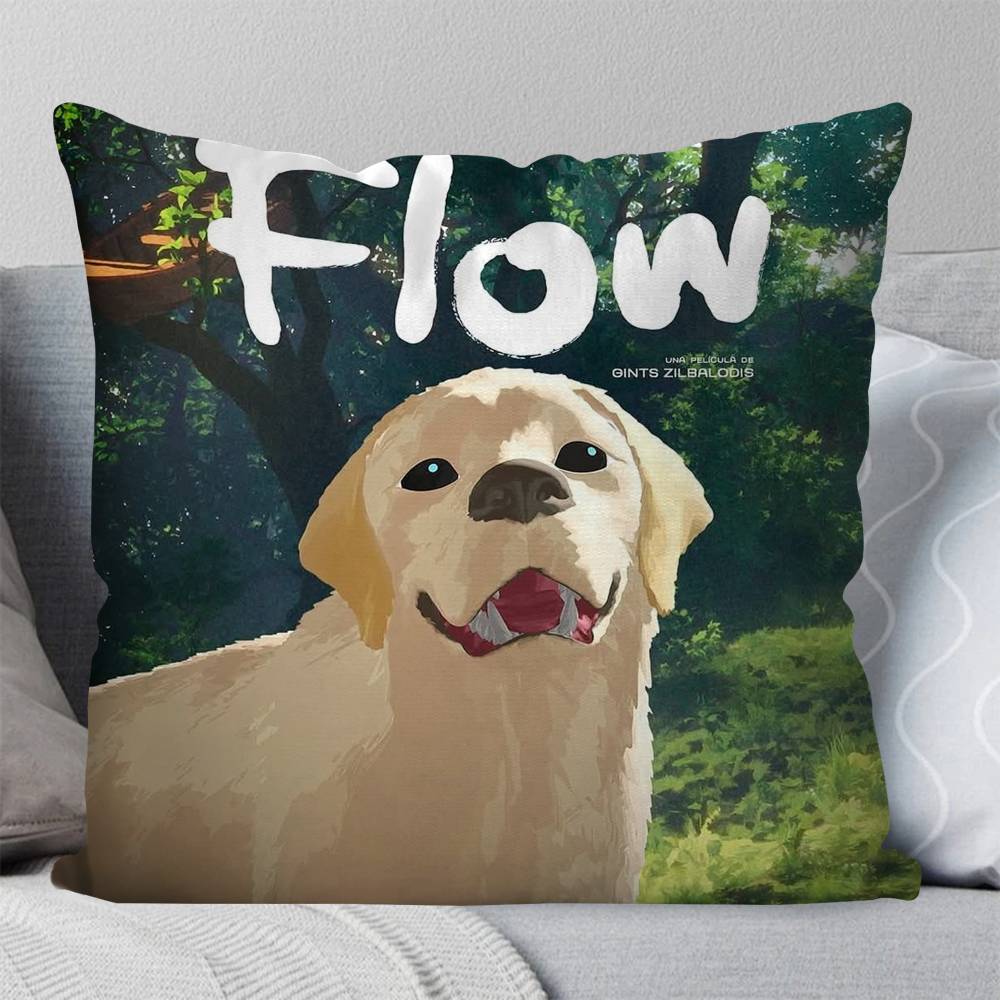 Cartoon Movie FFlow Pillow Case Fashion Square Pillowcase Bedroom Sofa Room Ins Decoration Leisure