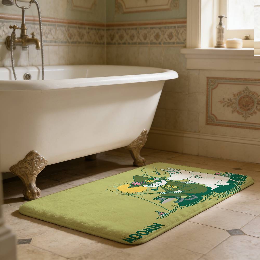 Retro Cute M-Moomins Cartoon Character Kitchen Mat Cheaper Anti-slip Modern Living Room Balcony Printed Modern Home Decor