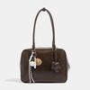 Vintage Briefcase, Beta Bag, Large Tote Bag, Women's Large Capacity Hand-held Boston Bag, Autumn and Winter Commuting Shoulder Bag