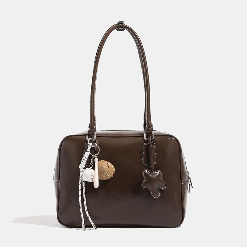 

Vintage Briefcase, Beta Bag, Large Tote Bag, Women s Large Capacity Hand-held Boston Bag, Autumn and Winter Commuting Shoulder Bag