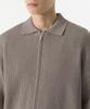 Musinsa Standard Cotton Collared Knit Zip-Up [Taupe]