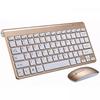 Cordless External Keyboard + Mouse Set Battery Powered Slim Keyboard 2.4G Automatic Pairing for Office PC Business Trip