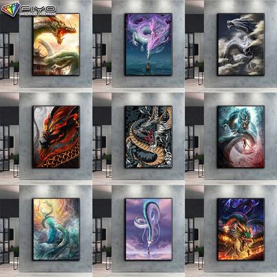 5D DIY Diamond schilderij Chinese draak kruissteek Diamond Art borduurwerk mozaïek Home Deco