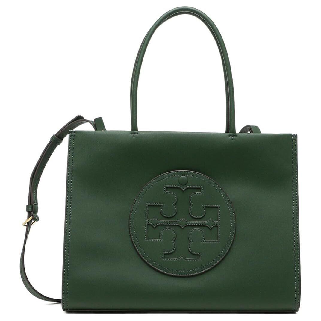 

Tory Burch Ella Bio Magnetic Snap Adjustable Detachable Shoulder Strap Tote Bag Women tote Basil-Green 145612-312 Basic Set (Bag+Dust Bag)
