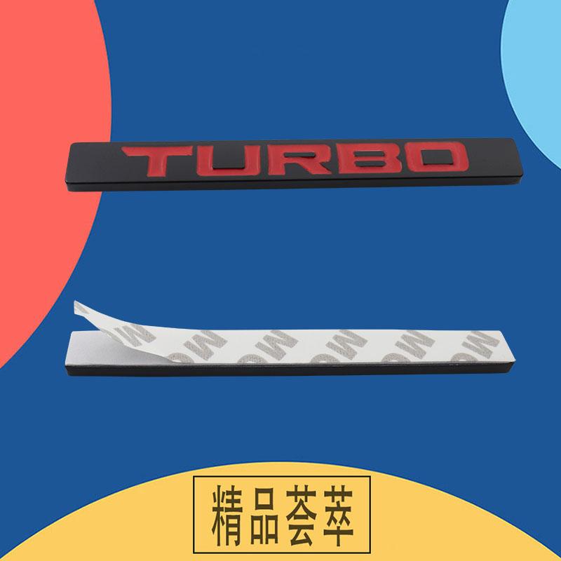3D Premium TURBO for i-VTEC car Hood Fender trunk Rear Bonnet Nameplate Decal Emblem Badge Sticker