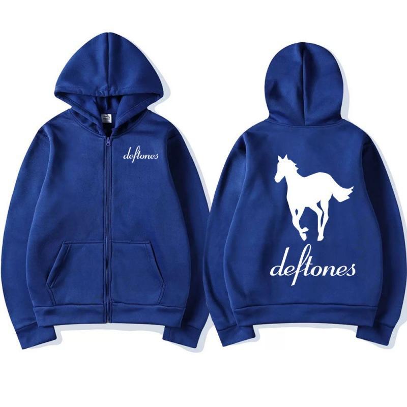 Street Trend Casual Personality, Fashion, Printed Men's and Women's Zipper Hooded Loose Sweater