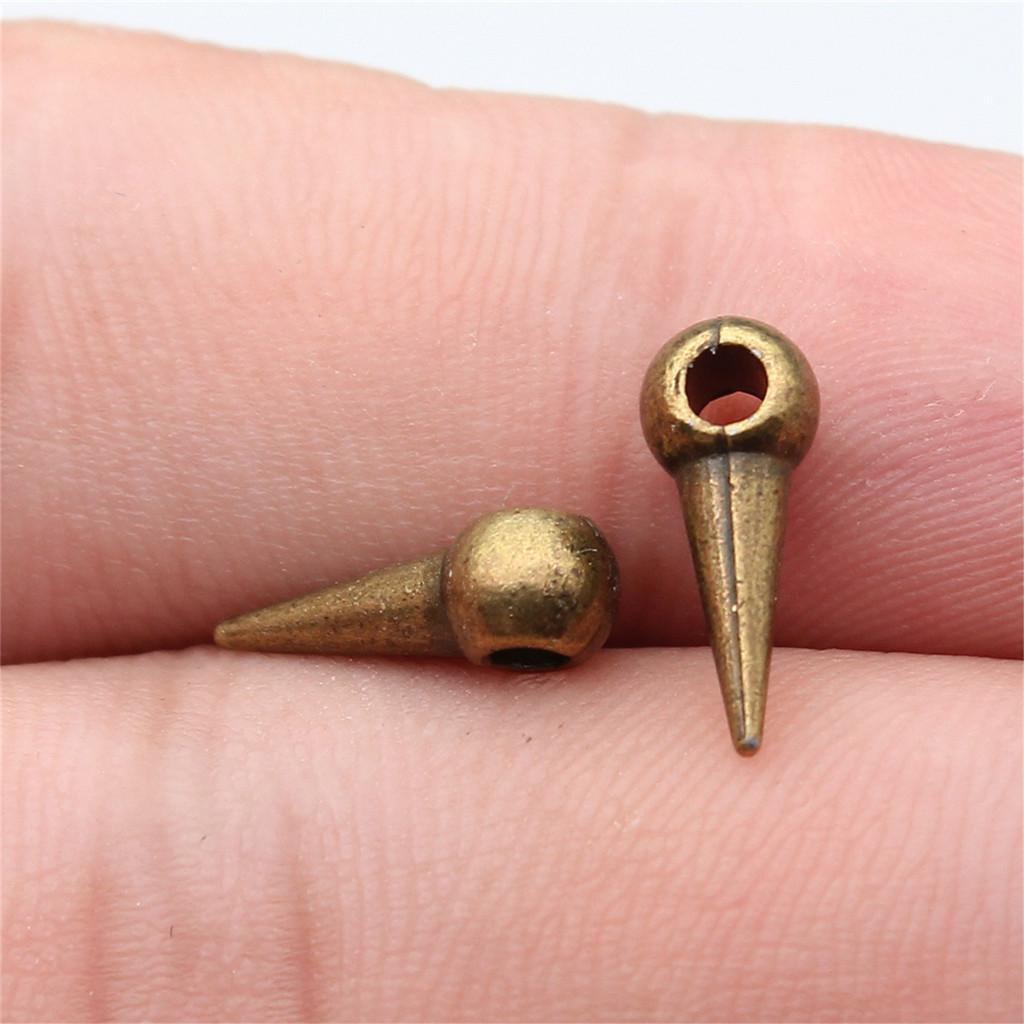 Accessories Parts Cone Shape Pendant End Beads Vintage Jewelry Supplies SA051