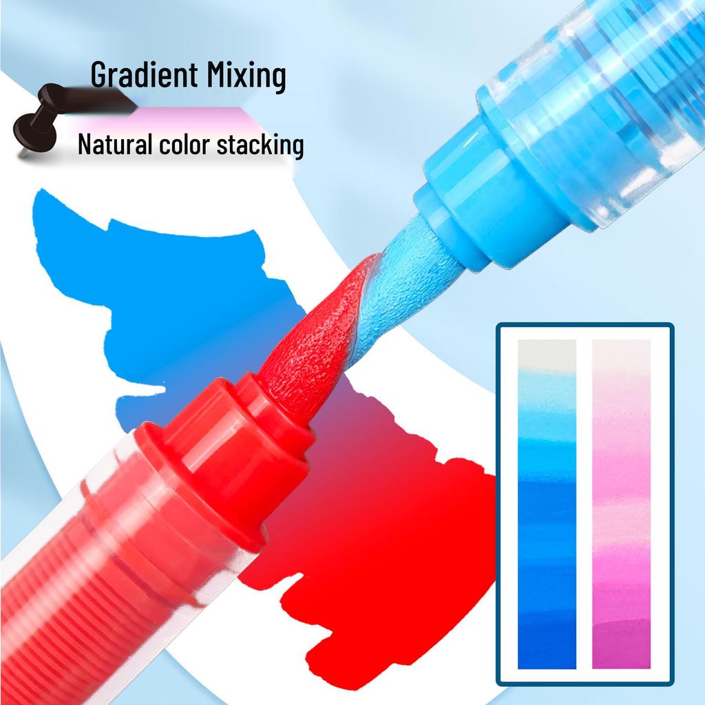 Huideluo Soft-tip Marker Set: Liquid Ink Acrylic Art and Journal Drawing Pens for Students