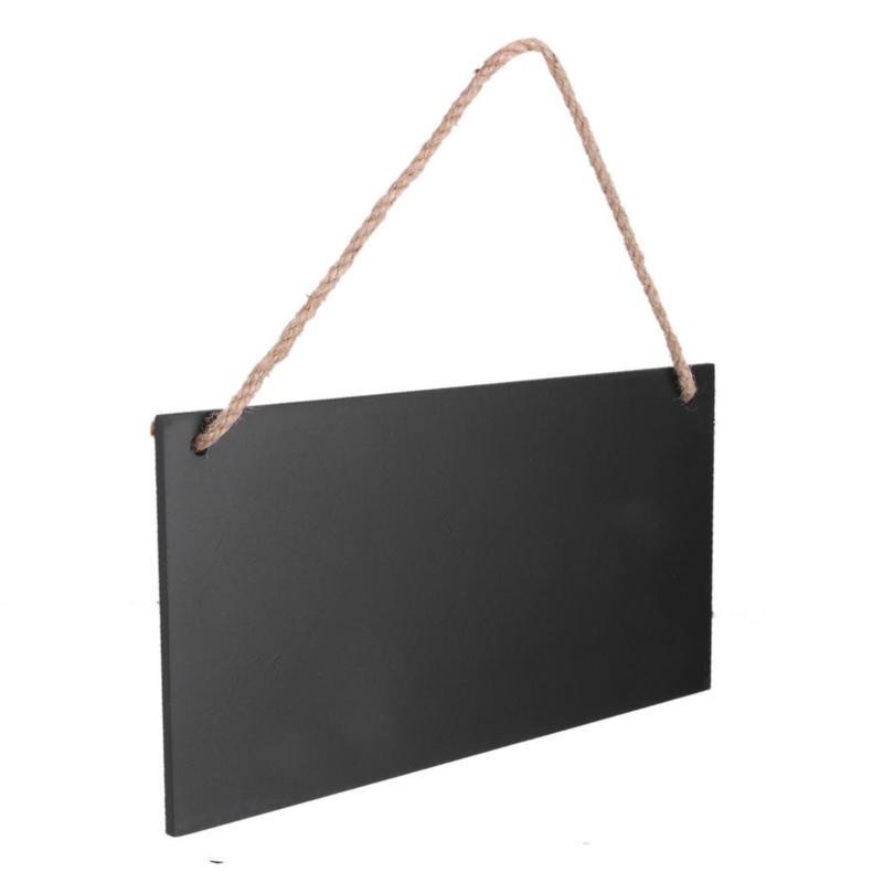 Hanging Blackboard Message Board Memo Board Black Board Chalk Board Yard & Lawn Signs