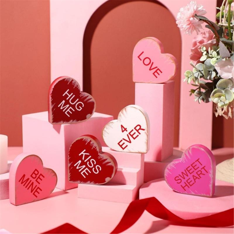 Modern Design Heart Craft Ornament Set Portable Foam Board Ideal for Home Office and Festival Event Decors