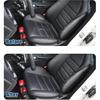 Driver Bottom Leather Perforated Seat Cover Black Compatible with Mercedes Benz C350 2Door 2012 2013 2014 2015 2016