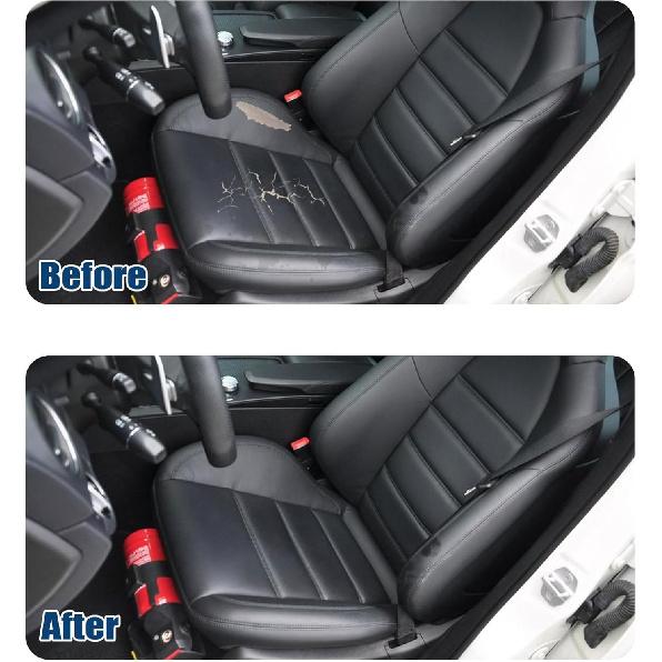 

Driver Bottom Leather Perforated Seat Cover Black Compatible with Mercedes Benz C350 2Door 2012 2013 2014 2015 2016