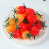 10PCS Simulation Little Tomato Fruits Model PVC Fake Cherry Tomatoes Food Photography Props Window Display Ornaments