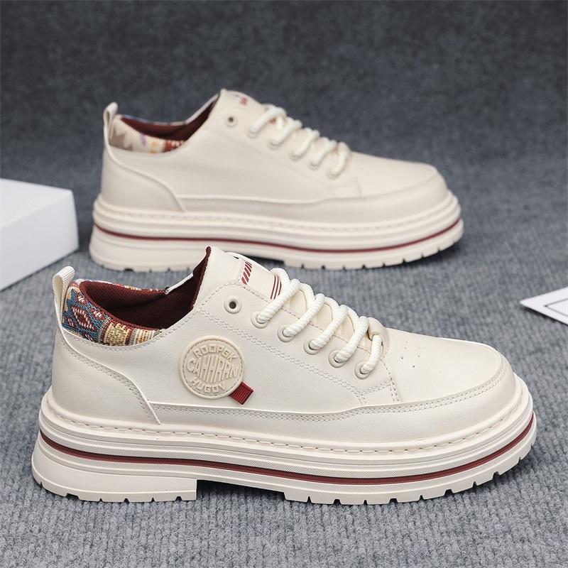 

Новые модные осенне-зимние мужские низкие ботинки Martin для студентов и мальчиков, трендовая рабочая обувь с мягкой подошвой, кроссовки Martin для охраны труда 44 бежевый