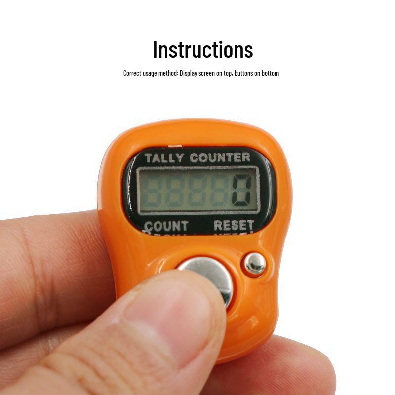 Portable Electronic Finger Ring Counter with Display