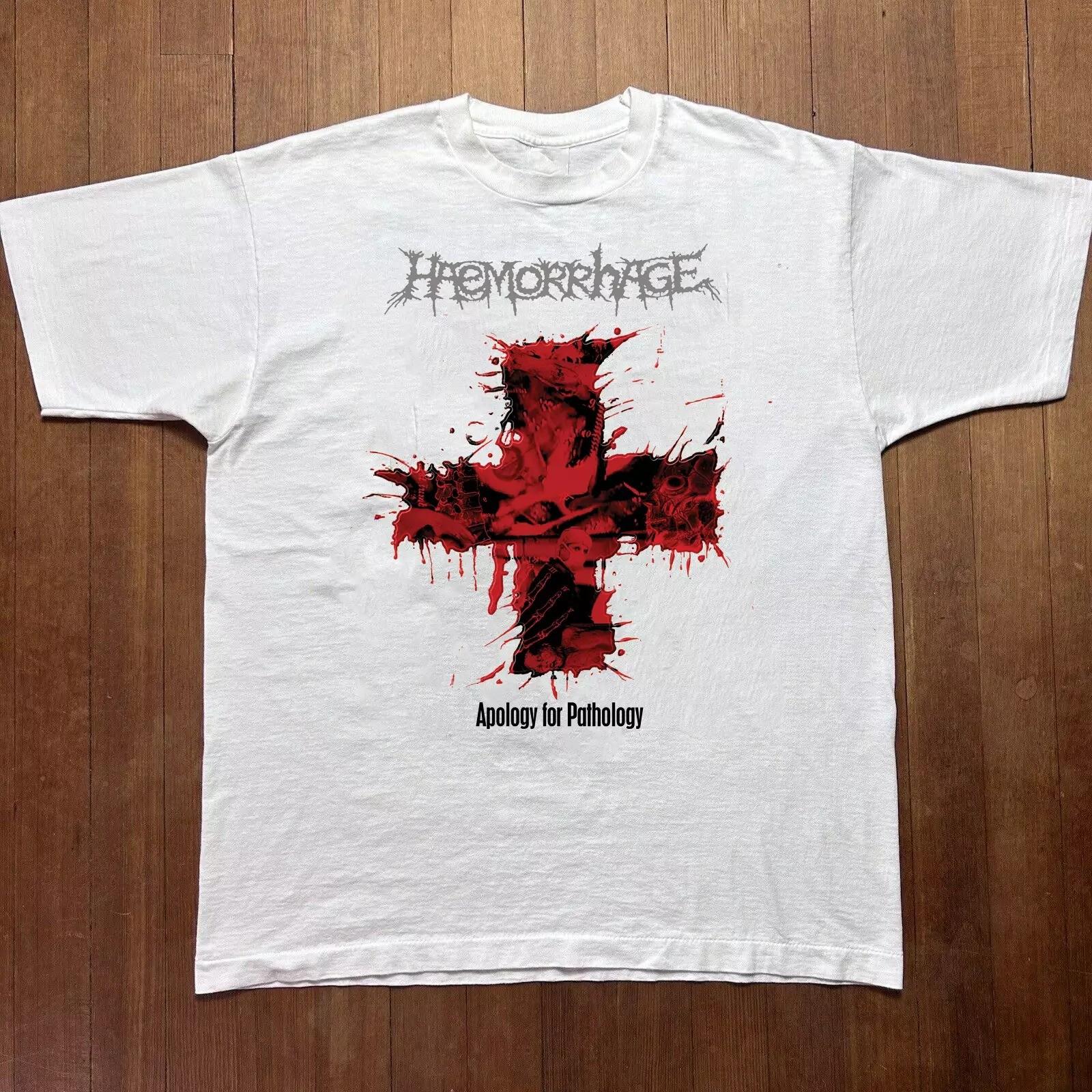 Haemorrhage Band White T-Shirt Cotton Unisex S-234XL RD76 S разноцветный