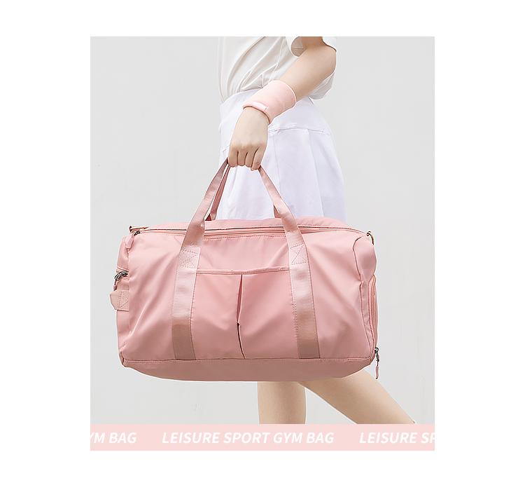 Stylish Women's Wet/Dry Swim & Gym Shoulder Bag – Lightweight, Trendy Sports Handbag for Travel & Yoga