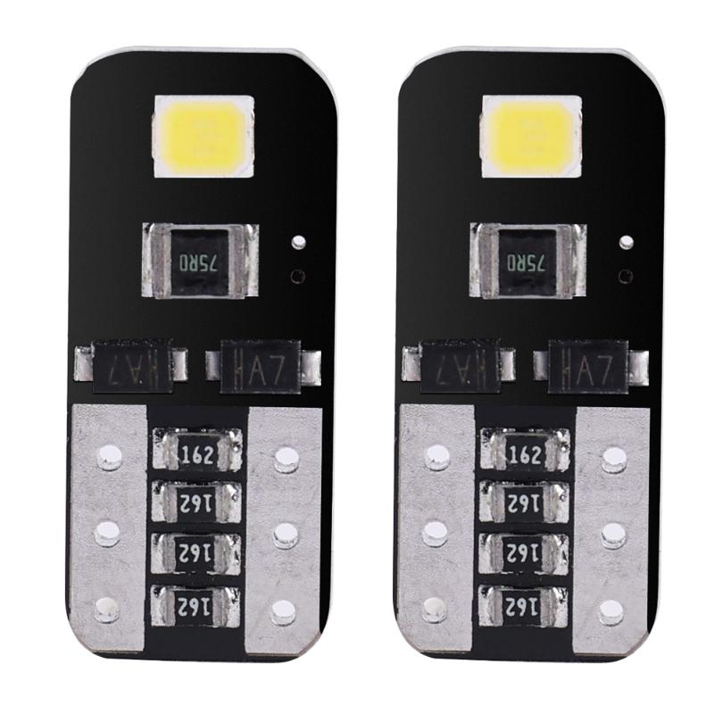 T10 LED Bulbs Car Interior Dome Reading License Plate Light Signal Light 12V Wide Light White Interior Car Light Accessories