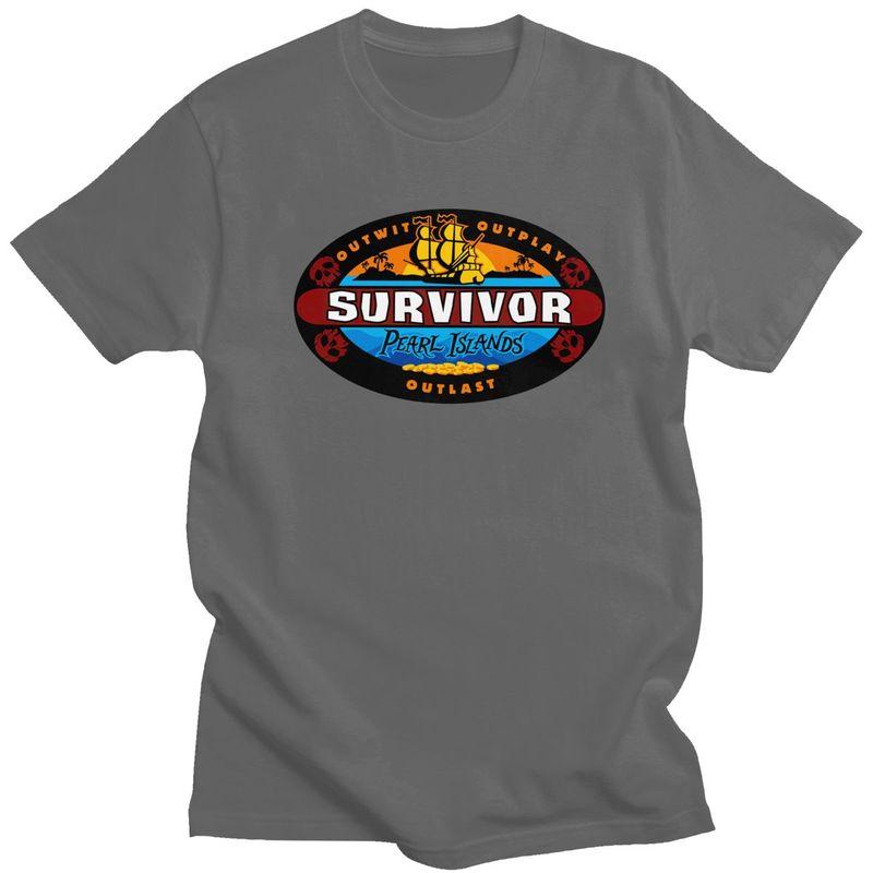 Custom Adventure Game TV Show Survivor Tshirts for Men Short Sleeves Casual T Shirt Cool Tshirt 100 Cotton Tee Gift Idea