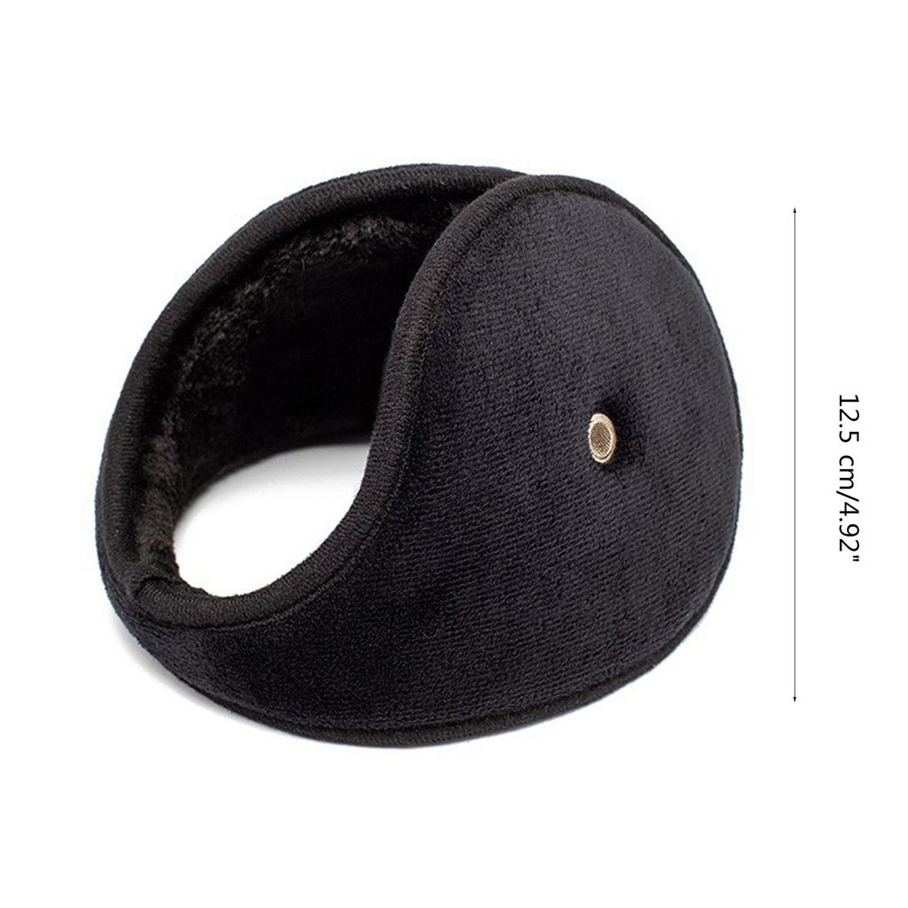Adjustable Ear Muffs for Cold Weather Foldable Ear Warmers for All Age Cycling Earmuffs Soft Plush Ear Covers for Hiking