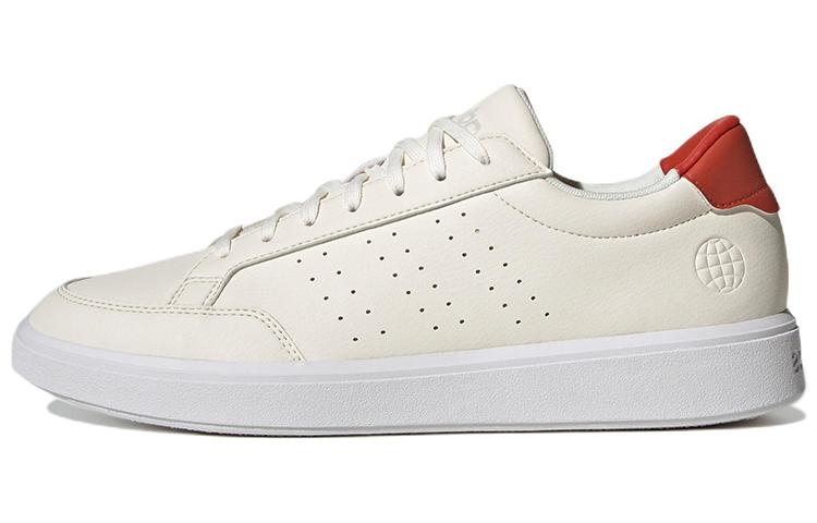 Adidas Neo Nova Court Lifestyle Vegan  Beige Red  GZ1781 40