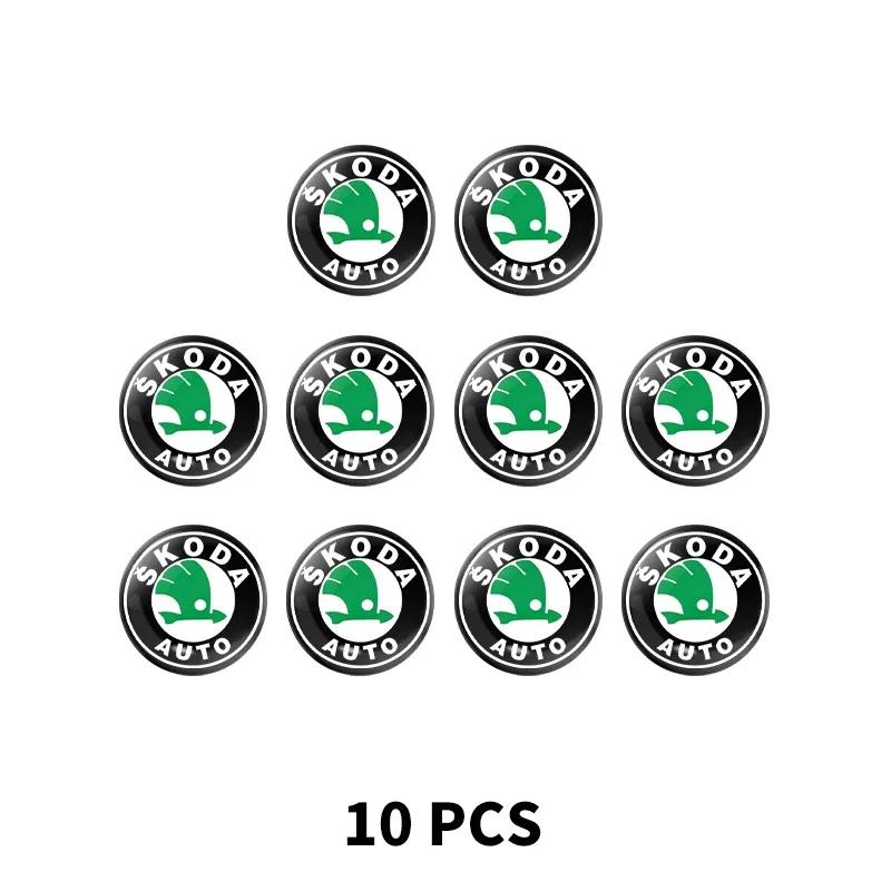 

2025 Hot For Skoda Superb Rapid Fabia Octavia Laura VRS Yeti Roomster Car Key Shell Remote Case Cover Aluminum Sticker Emblem Sy