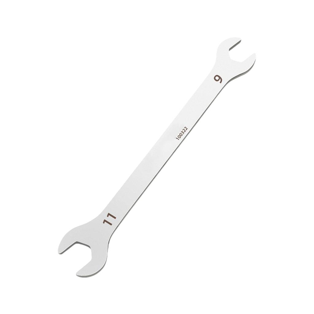 Dual Headed Slim Wrench Open End Spanner High Strength Carbon Steel Repair Tool for Tight Space and Versatile Nut Size