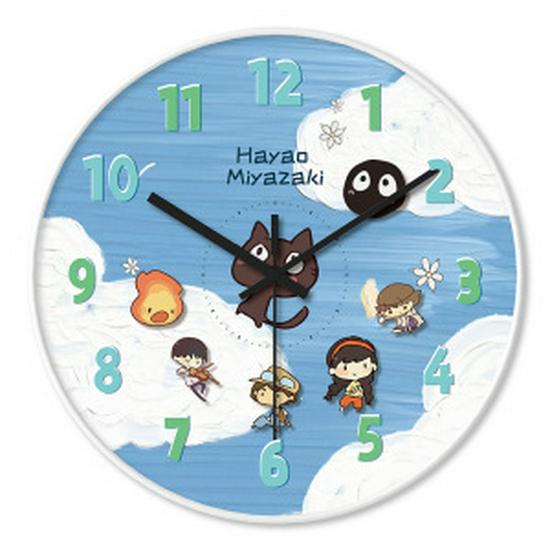 Children's Silent Cartoon Wall Clock for Early Education and Kindergarten Classrooms