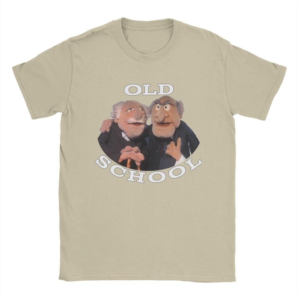 Men Statler And Waldorf T Shirt 100% Cotton Clothing Vintage Short Sleeve Round Neck Tee Shirt Printed T-Shirt