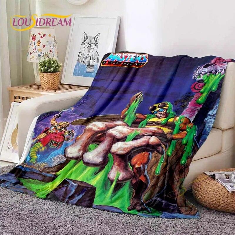 He-Man Masters Of The Universe Throws Blanket Sofa Blanket Adults and Children Blanket Blanket for Bed