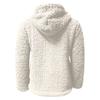 Frauen Winter Lässige Mode Lange ärmeln Einfarbig Plüsch Strickjacke Jacke Mantel