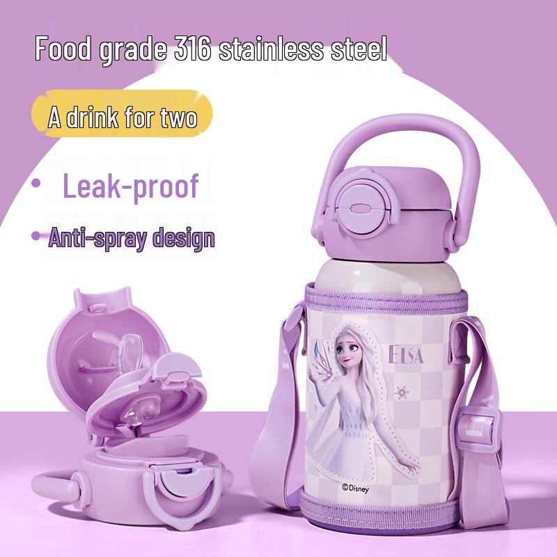 Термобутылка для воды Angelamiao из нержавеющей стали 316 для детей