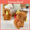 Soft Short Plush Capybara Keychain Unique Pull Toy Cute Gift For Children