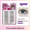 10-Row Autumn Leaf & Sunflower Faux Eyelashes - Flat, Glue-Free