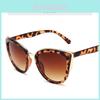 Fashion Cat Eye Sunglasses With Plastic Frame And Gray Lenses For Casual Wear
