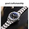 ADDIESDIVE Hot Sale GMT Quartz Watch Stainless Steel Bubble Mirror Glass BGW9 Super Luminous Men's Watches AD2035 NEW Waterproof