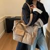 Simple Japanese Corduroy Tote Bag Large Capacity Commuting All-matching Student Handbag New