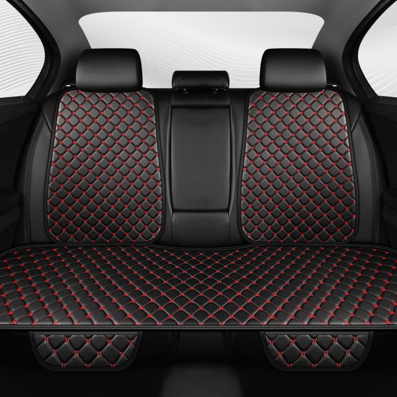New Car Seat Cushion Universal Comfort Breathable Leather Diamond Grid Single Seat Multi-Pack Universal Vehicle Seat Pad