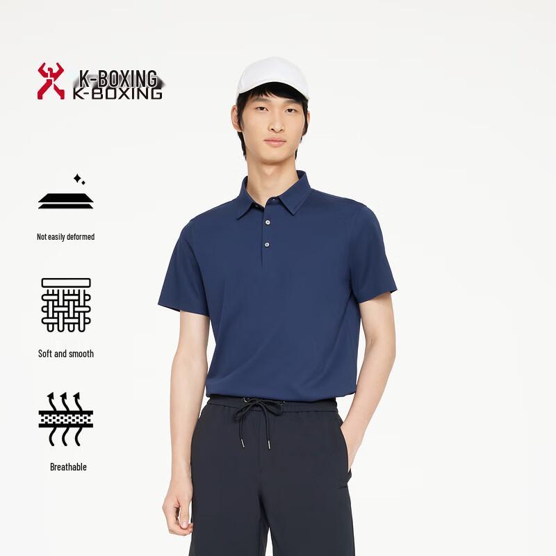 K-Boxing Men s Summer Business Casual T-Shirt VTBR2735 3XL