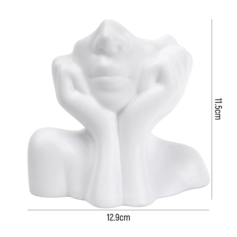 Creative Human Body Art Styling Storage Holders for Makeup Brushes Pens Holder Vinyl Figure Desktop Home Office Organizer Decor