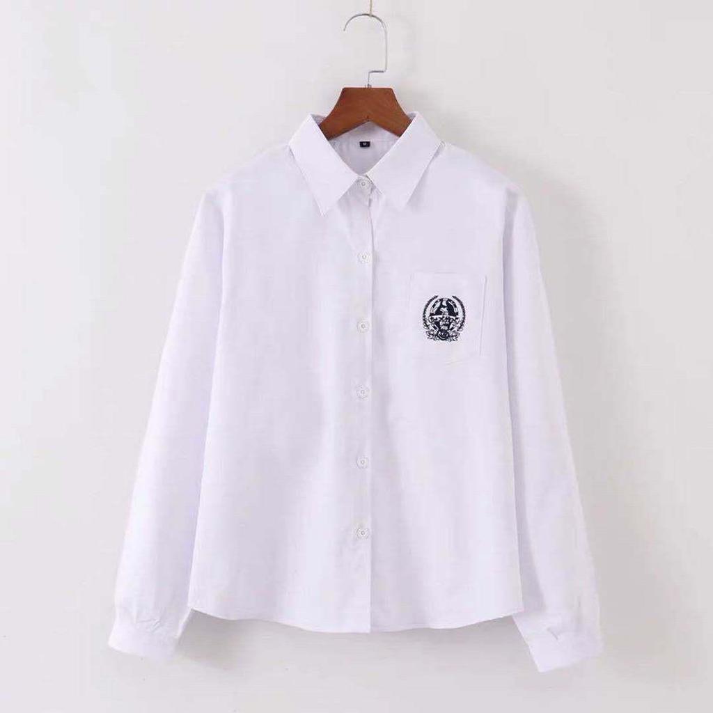Japanese Academy Style JK Uniform Set - Long/Short Sleeve, Pleated Skirt for Female Students