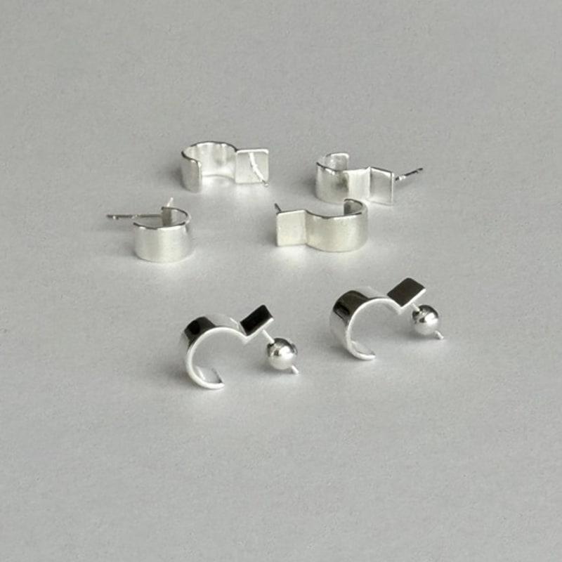 THE BORING Diagram Earrings