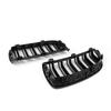 Front Kidney Double Slat Grille For BMW E90 Sedan Wagon 320i 04-07 Matte Black