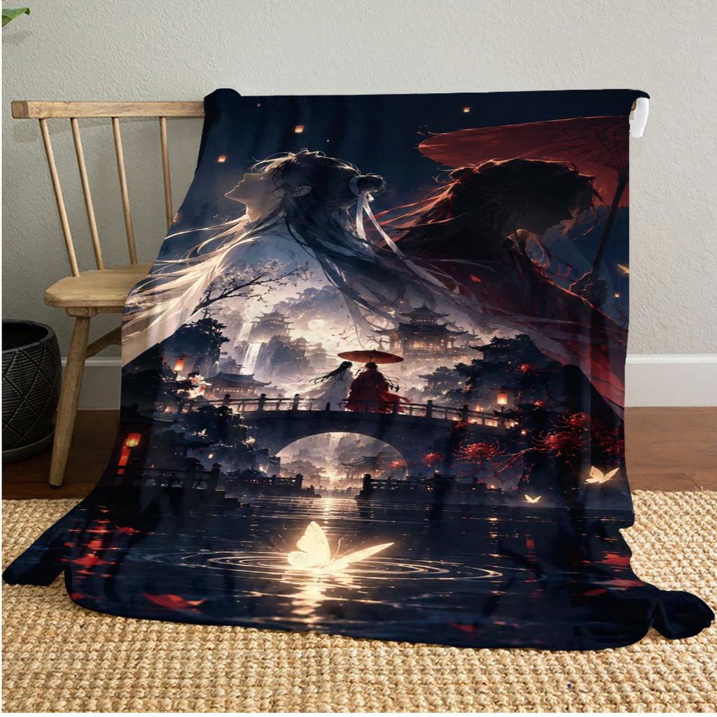 Heaven Official's Blessing Blanket Soft Comfortable All Seasons Perfect Sofa Office Naps Outdoor Travel Makes Great Gift