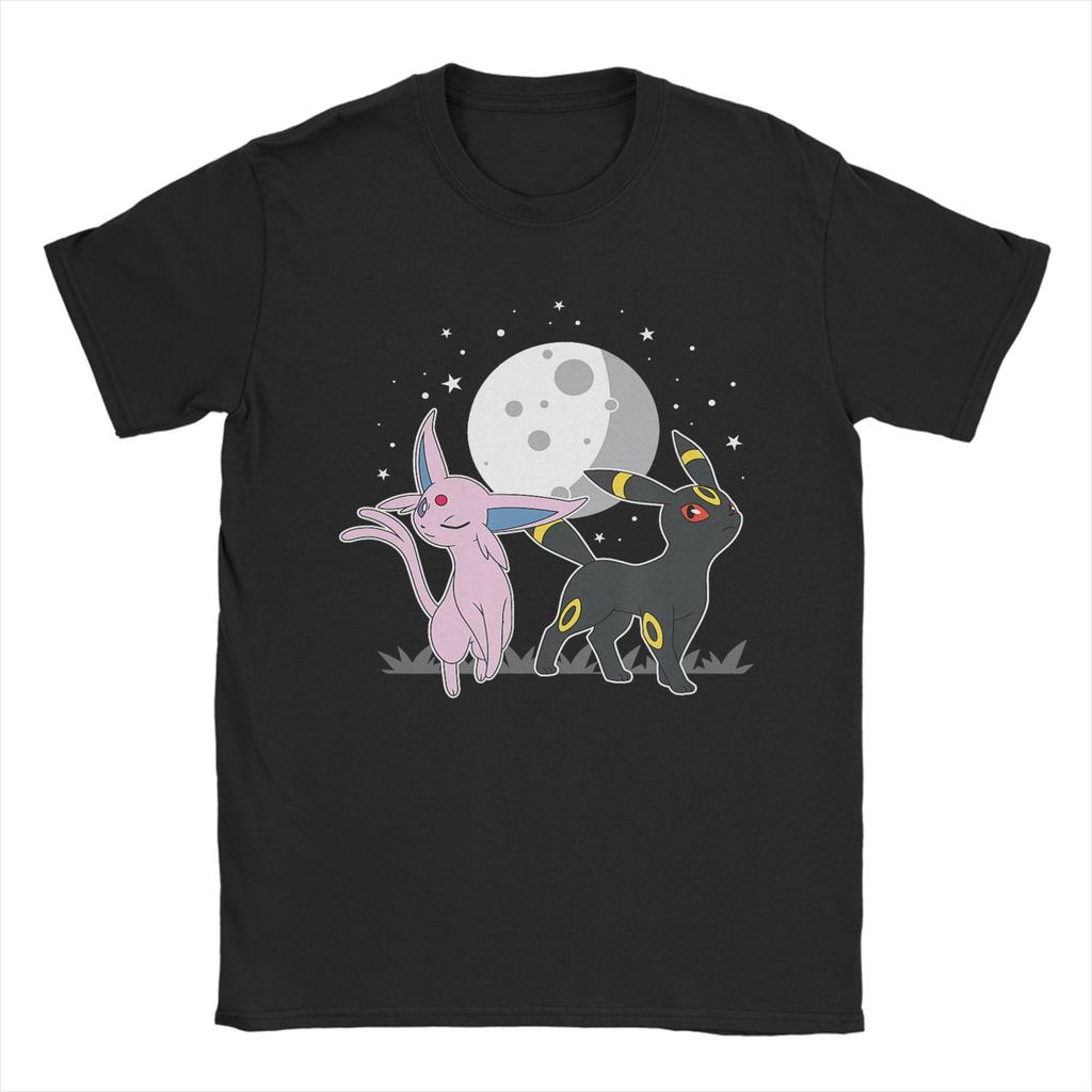 Pokemon Pikachu And Eeevee Wagara Pattern TShirt Summer  Harajuku T Shirts Male Cotton O Neck Plus Size 5XL Tees Short Sleeve