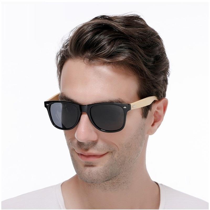 Glasses Shoes Men's Trendy Bamboo Wood Retro Rectangular Goggles For And Wo Premium Designer Sun Eyeglasses Wooden Driving Fishing Uv Protection 400 Eyeglasses