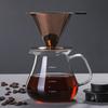 Hero hand brewed coffee pot glass can be heated high temperature resistant glass brewed coffee pot set sharing pot