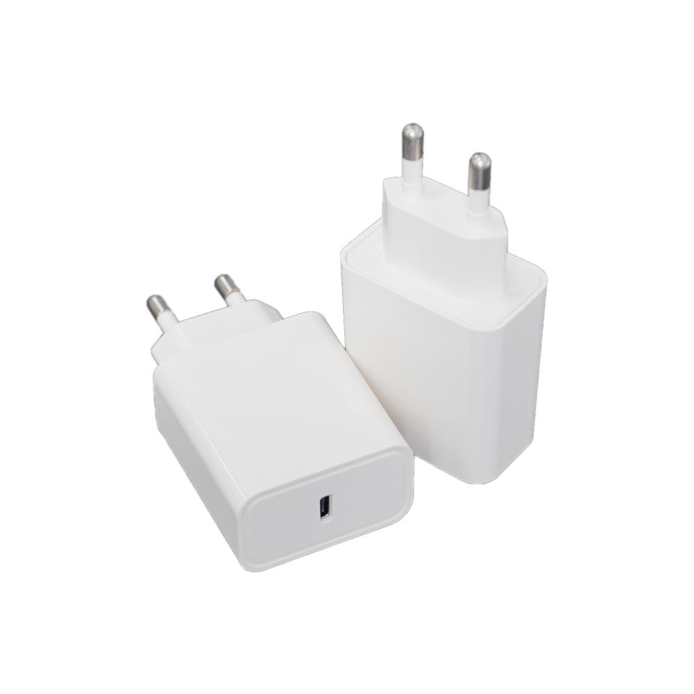 Korean Standard 18W KC Certified Mobile Charger with 4.8-Pin Single USB-C Port