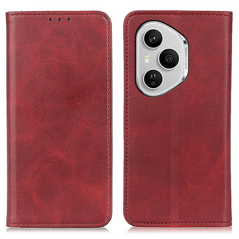 Für Honor 400 Pro 5G (Global) Hülle Spaltleder Flip Wallet Handyhülle